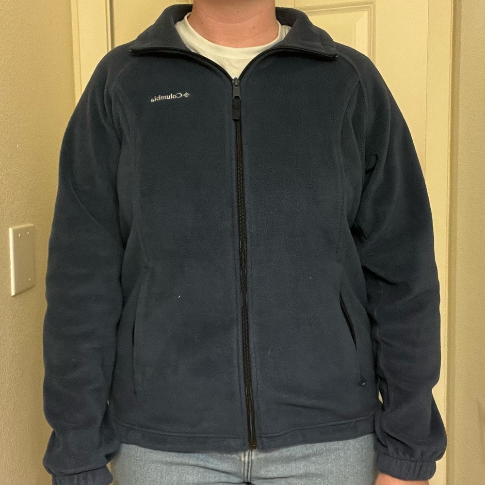 Columbia Dark Blue Fleece Jacket